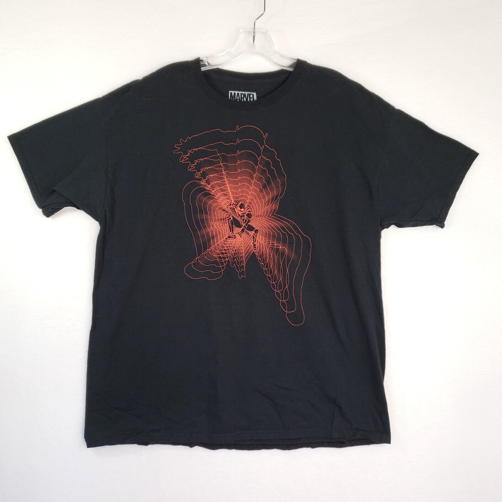 Marvel Ant Man T-Shirt Mens Xl Black Graphic Short Sleeve Lootwear Lootcrate